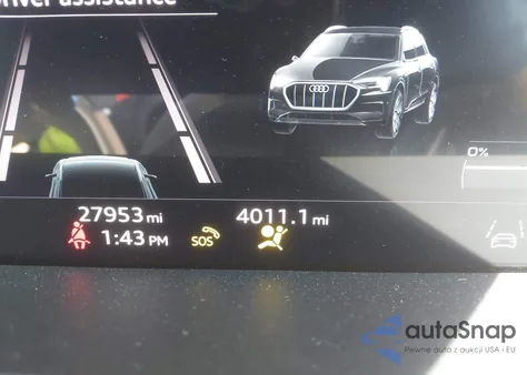 2022 Audi E-Tron Premium from USA, damaged, VIN WA1AAAGE0NB042425